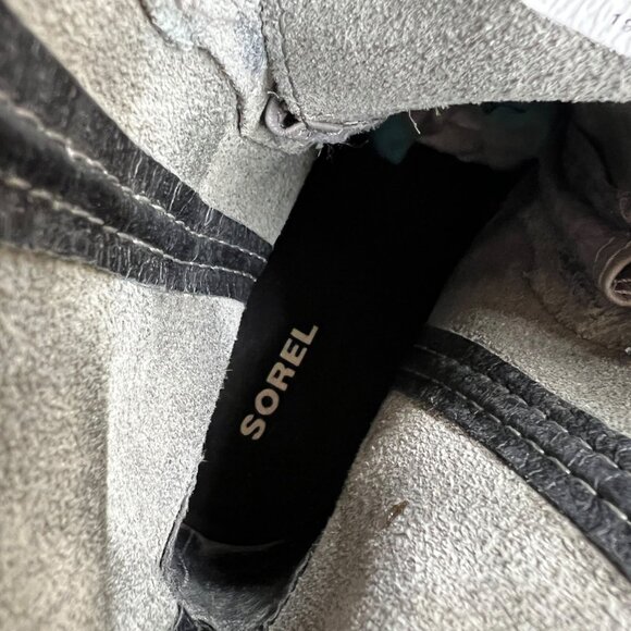 Sorel Joan Of Arctic Wedge II Boots Quarry Slate Gray Size 7 - Picture 10 of 16